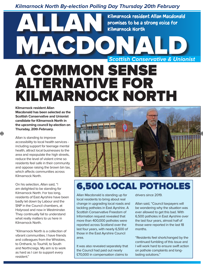 Allan Macdonald for Kilmarnock North